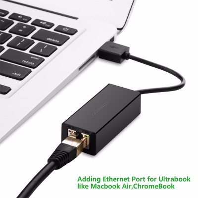 USB to Lan 3.0 Ugreen tốc độ 10/100/1000 Mbps Chính hãng